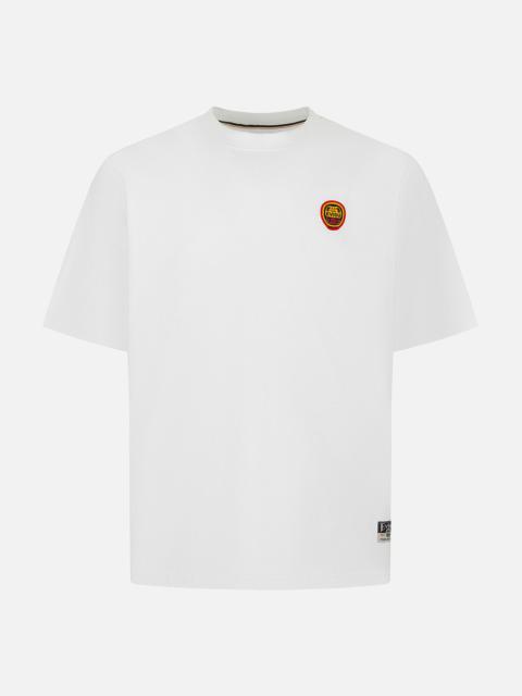 Daruma and Logo Embroidery Relax Fit T-shirt
