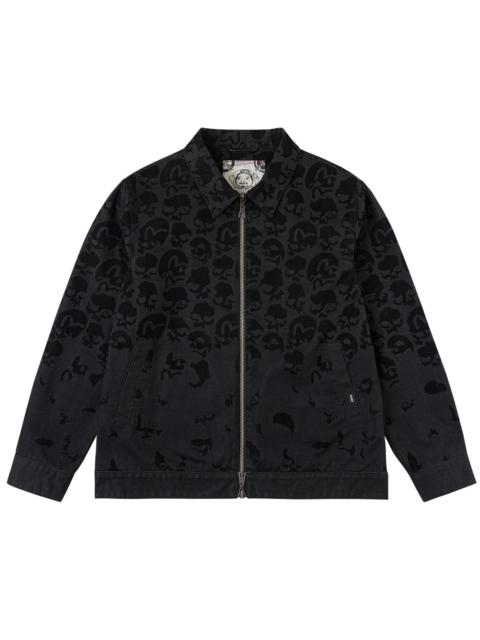 All-over Scattered Flocking Skull Jacket