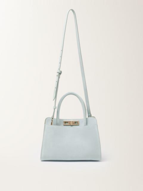 Suede handbag