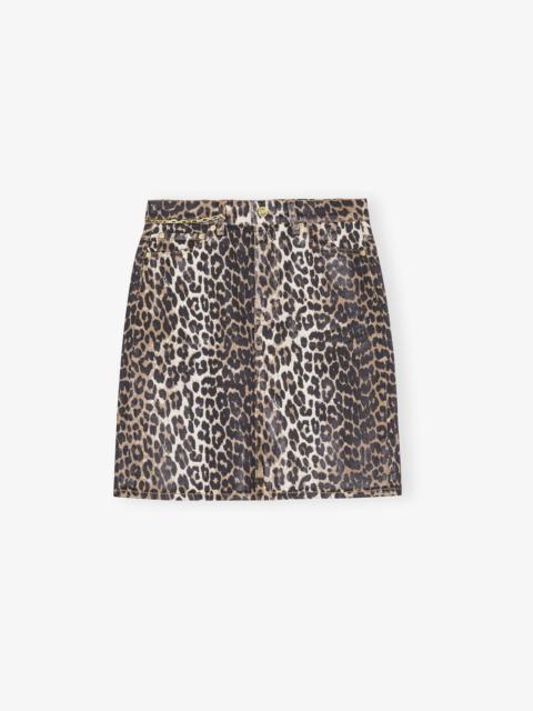 LEOPARD FOIL SKIRTS