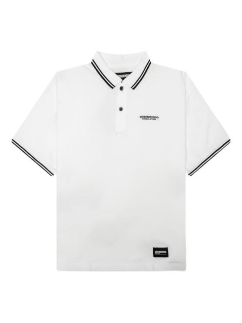 pique-collar polo shirt