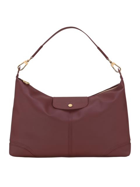 Le Pliage Xtra XL Shoulder bag Burgundy - Leather