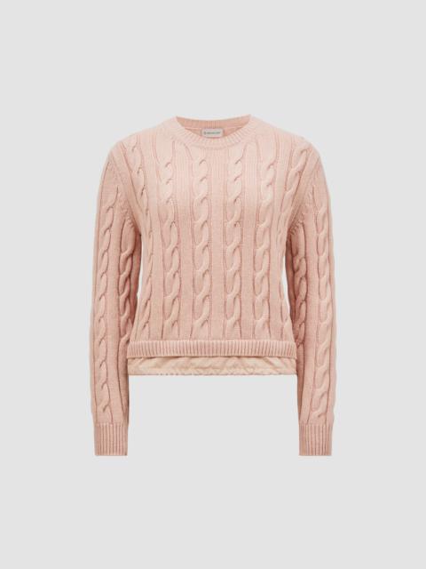 Wool & Cashmere Cable Knit Sweater