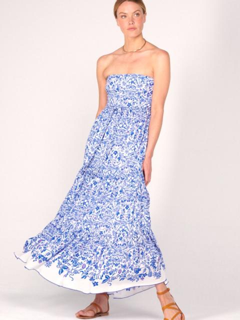 Long Dress Thelma - Blue Tiare