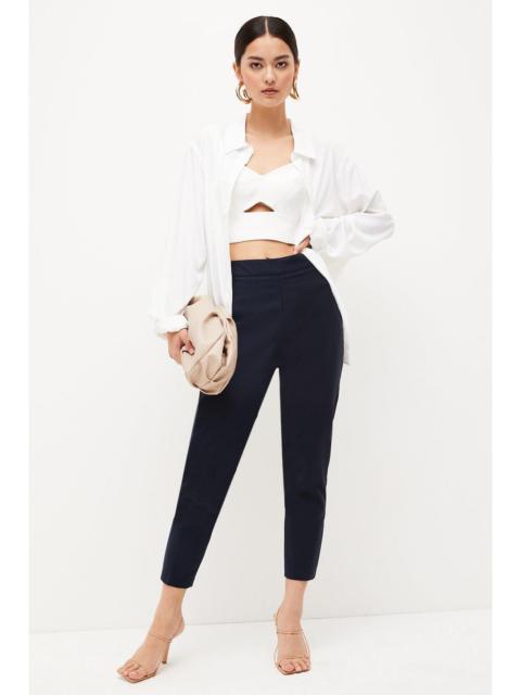 Petite Essential Techno Woven Crop Trouser