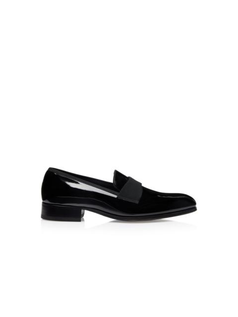 PATENT LEATHER EDGAR EVENING SLIPPER