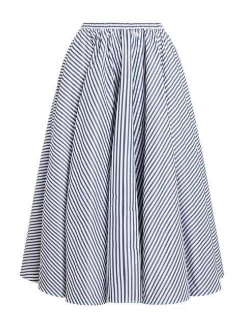 Stripe Midi Skirt