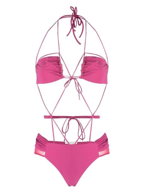 strappy-design swimsuit