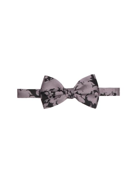 Purple & Black Silk Bow Tie