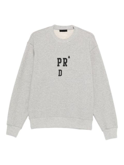 logo-embroidered sweatshirt