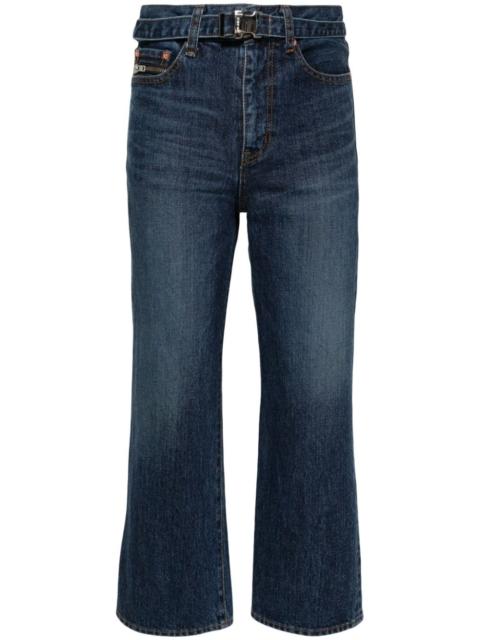cropped bootcut jeans