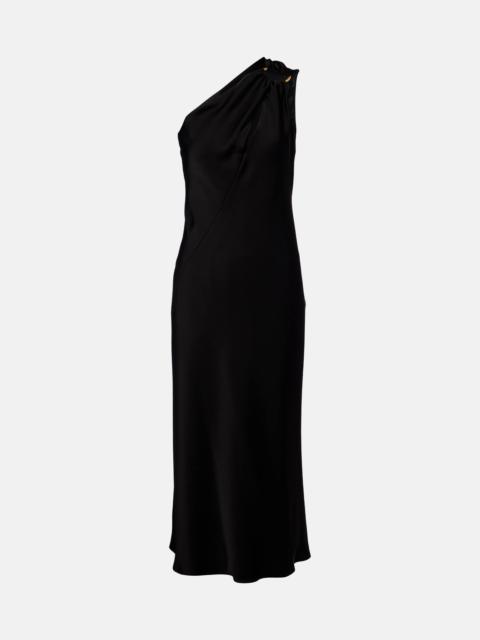 Entrata satin midi dress