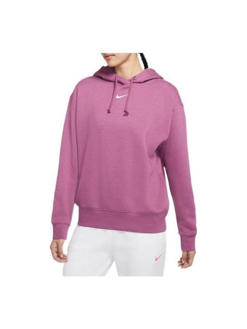 (WMNS) Nike Sportswear Collection Essentials Hoodie 'Purple Pink' DJ7669-507