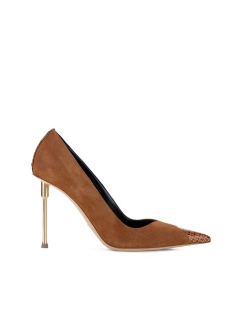 100mm stiletto-heel pointed pumps