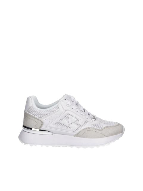 mesh-panelled platform sneakers
