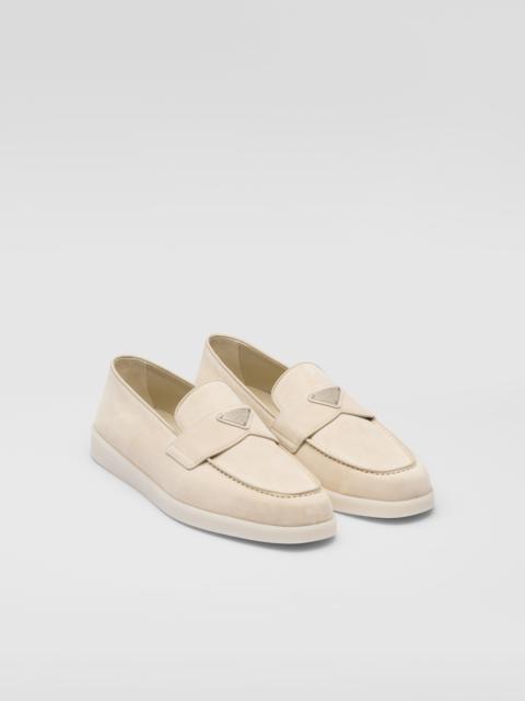 Suede loafers