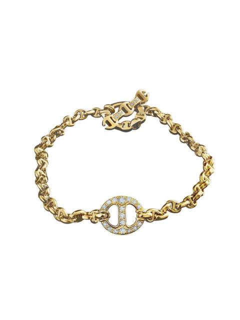 Single Link Diamond Micro Bracelet