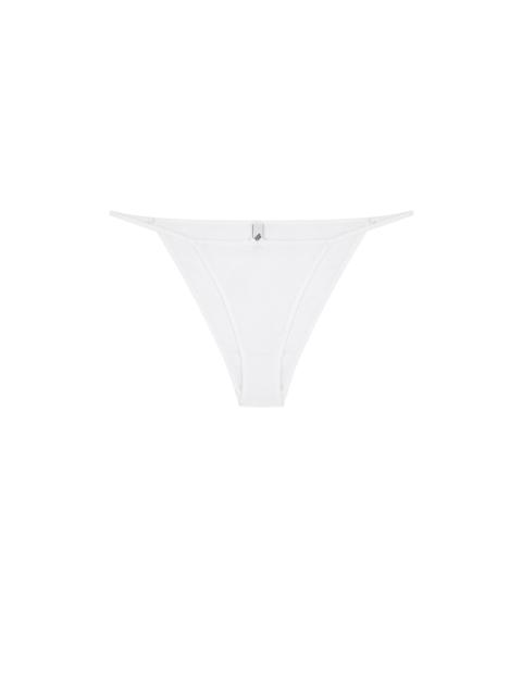 The Tanga Brief: Cotton Jersey White