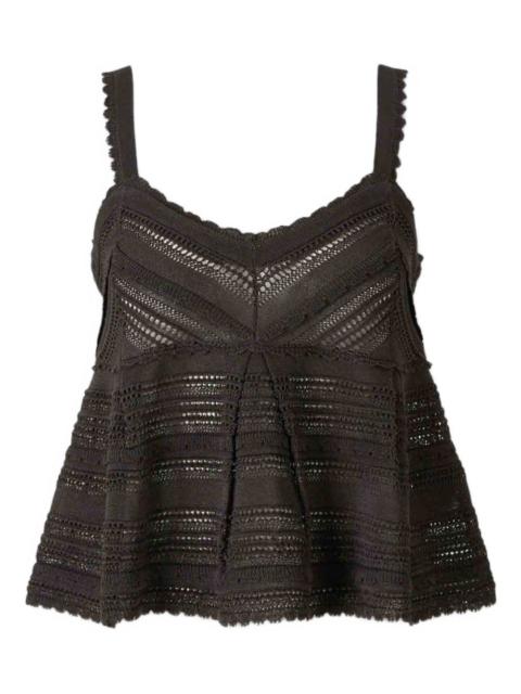 Lucky Lace scalloped top