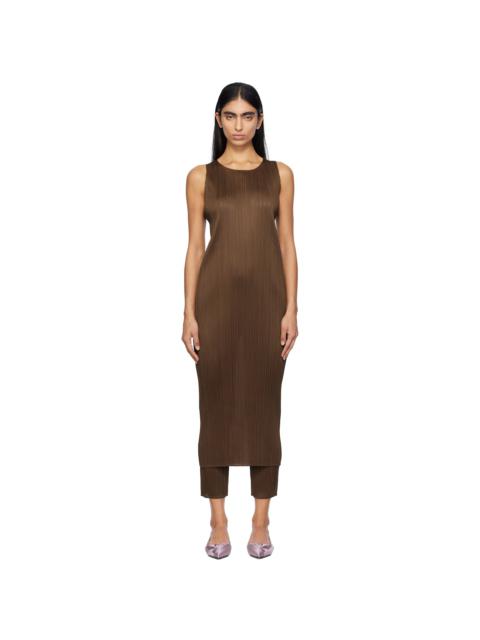 Brown New Colorful Basics 4 Maxi Dress