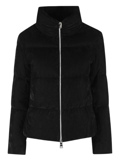 velvet quilted jacket