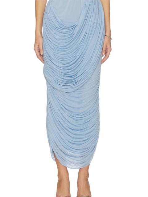 Draped Midi Skirt