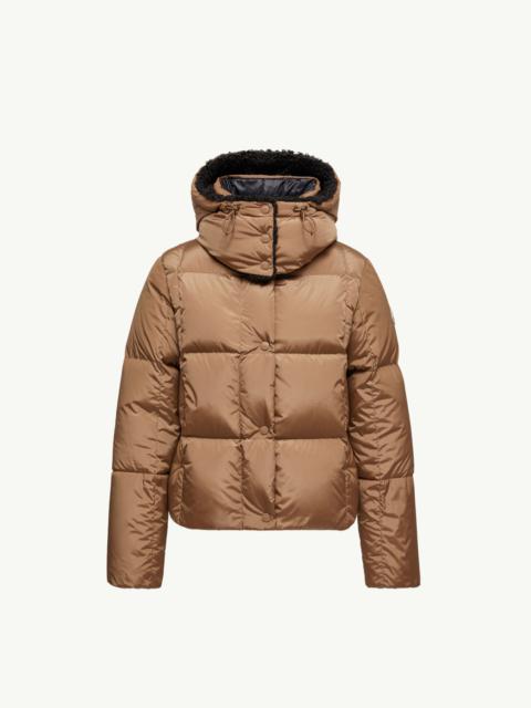 Castelnou Square-Quilted Hooded Short Down Jacket