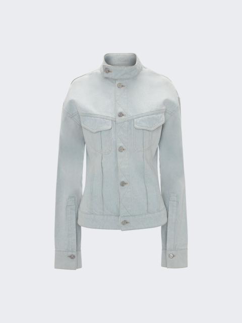 Sculptural Denim Jacket Light Blue