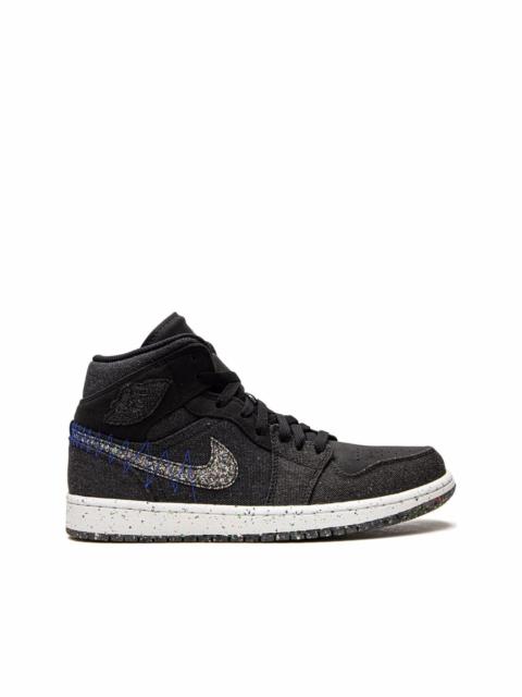 Jordan 1 Mid "Crater Black" sneakers
