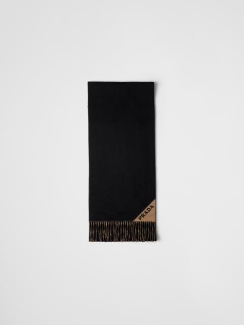 Double cashmere scarf