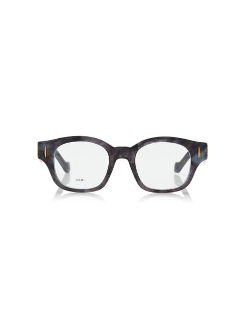 Anagram Square-Frame Acetate Glasses black