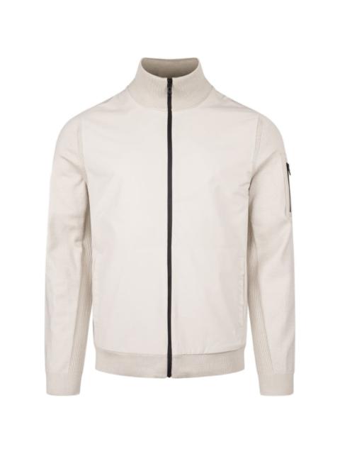 Momentum-X zip-fastening pocket jacket