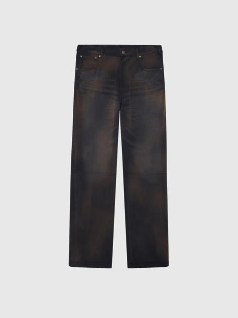 424 Academy Leather Sweat Black