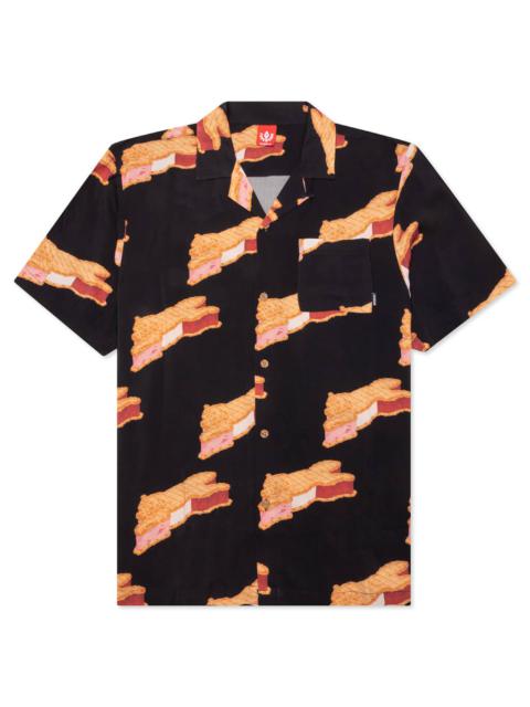 BASS S/S WOVEN - BLACK