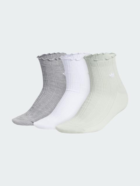 U ORI RUFFLE 3-PACK QUARTER