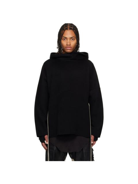 Black Concordians Cashmere Tunic Hoodie