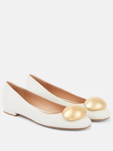 Sphera leather ballet flats