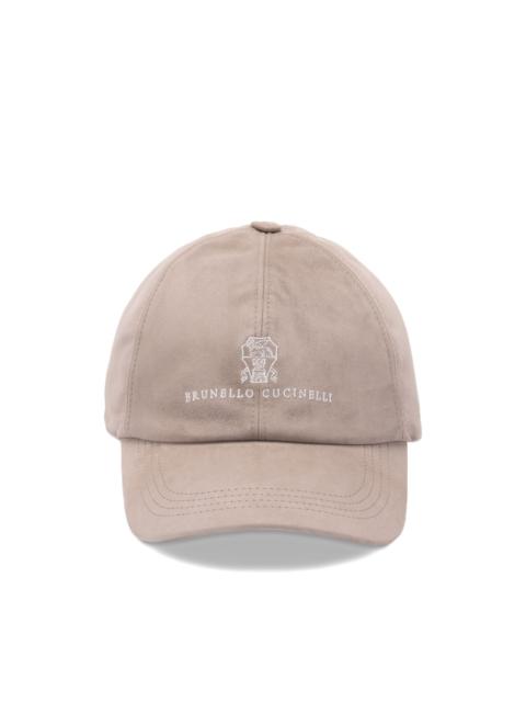 logo-embroidered baseball cap