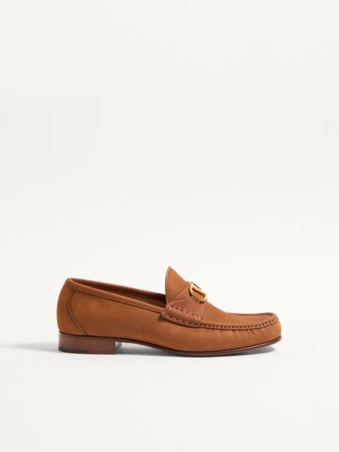 VLOGO SIGNATURE DEERSKIN SUEDE LOAFER