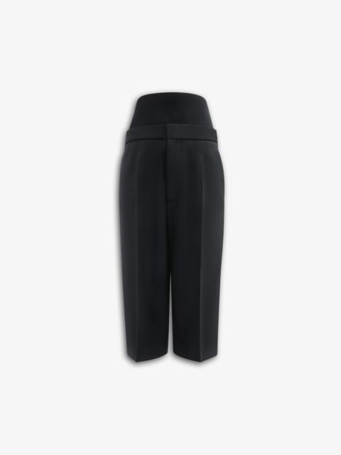 WOOL GABARDINE BERMUDA SHORTS