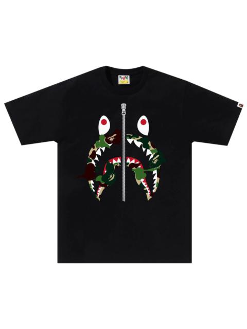BAPE ABC Camo Rebuild Shark Tee 'Black/Green'