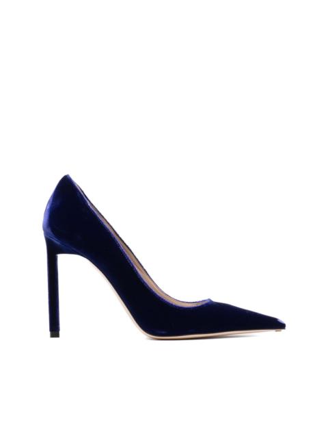 85mm suede pumps