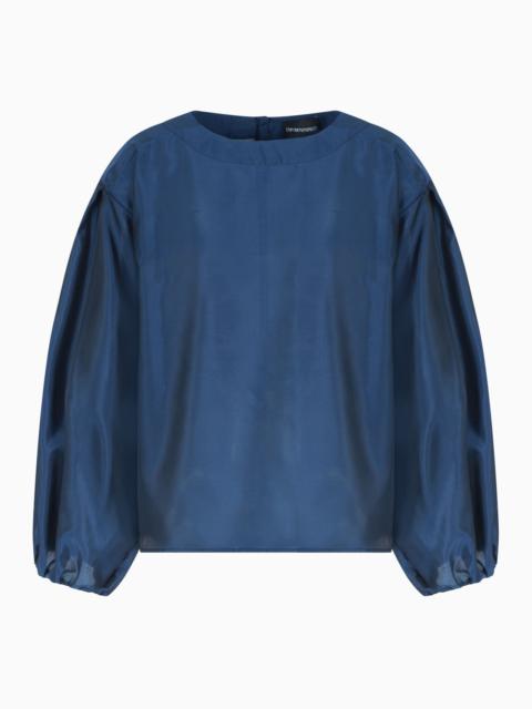 TECHNICAL MUSLIN BLOUSE