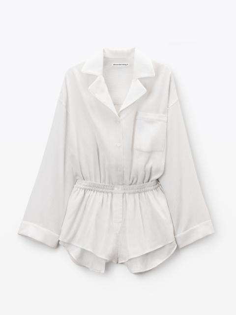 Black & White Pre-Styled Pajama Romper