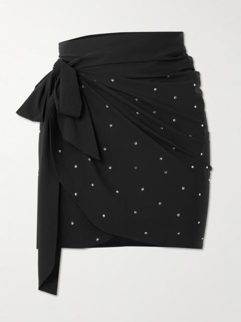 Swarovski Crystal-embellished Jersey Pareo