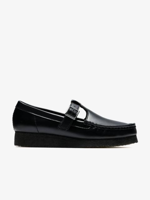 Wallabee T Bar
Black Hi Shine Leather