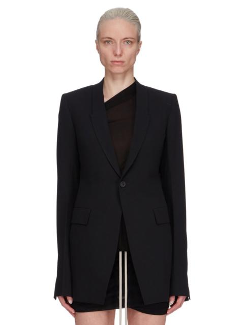 wool single-breasted blazer