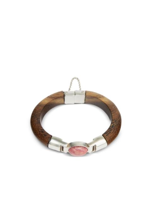 Taylor wood stone bracelet