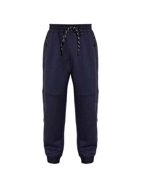 zip-detail track pants