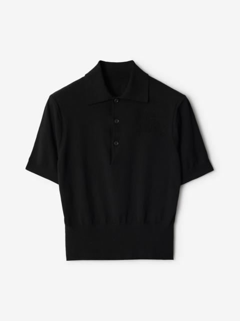 Cotton Blend Polo Shirt